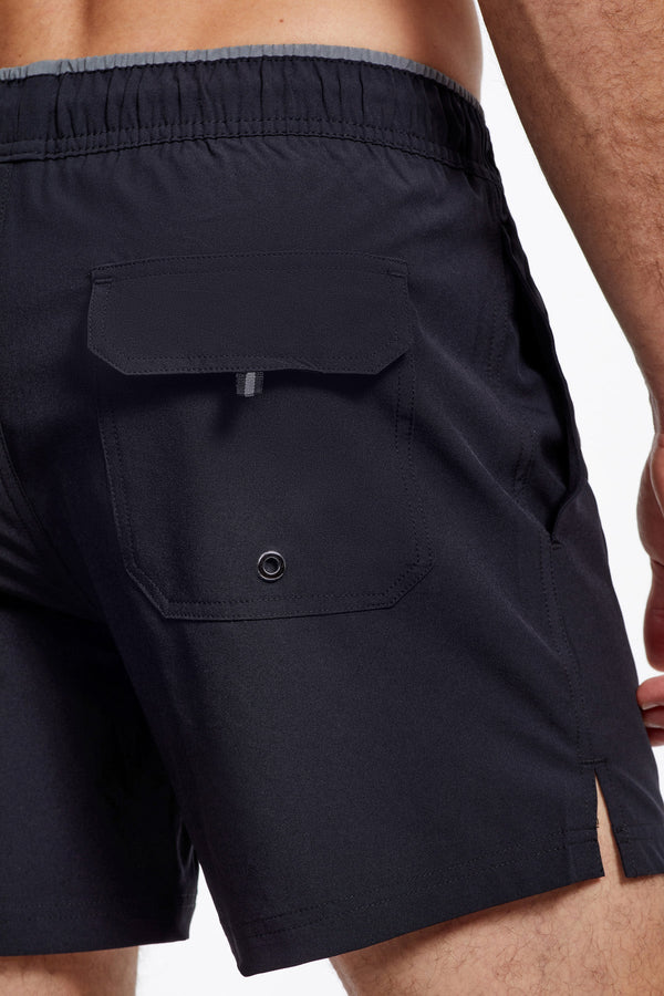 Men's Swim Trunks 5″ Black