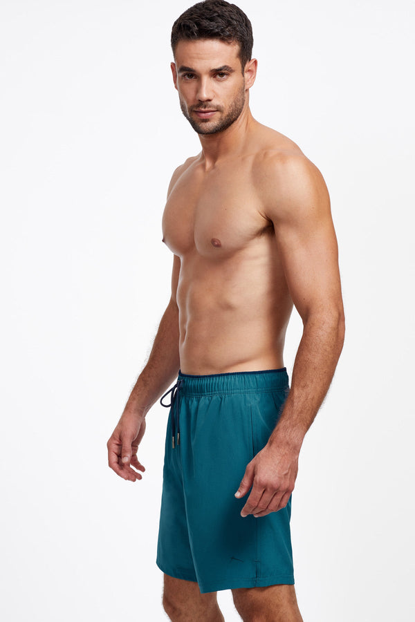 Men's Swim Trunks 7″ Blue