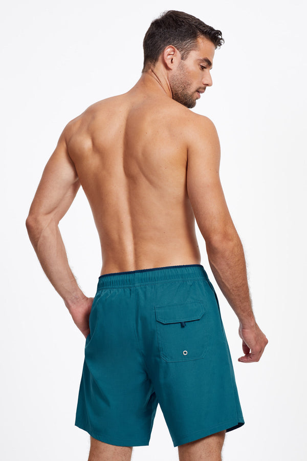 Men's Swim Trunks 7″ Blue