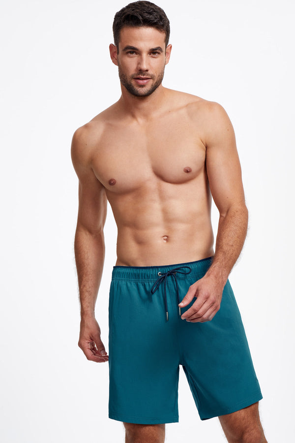 Men's Swim Trunks 7″ Blue