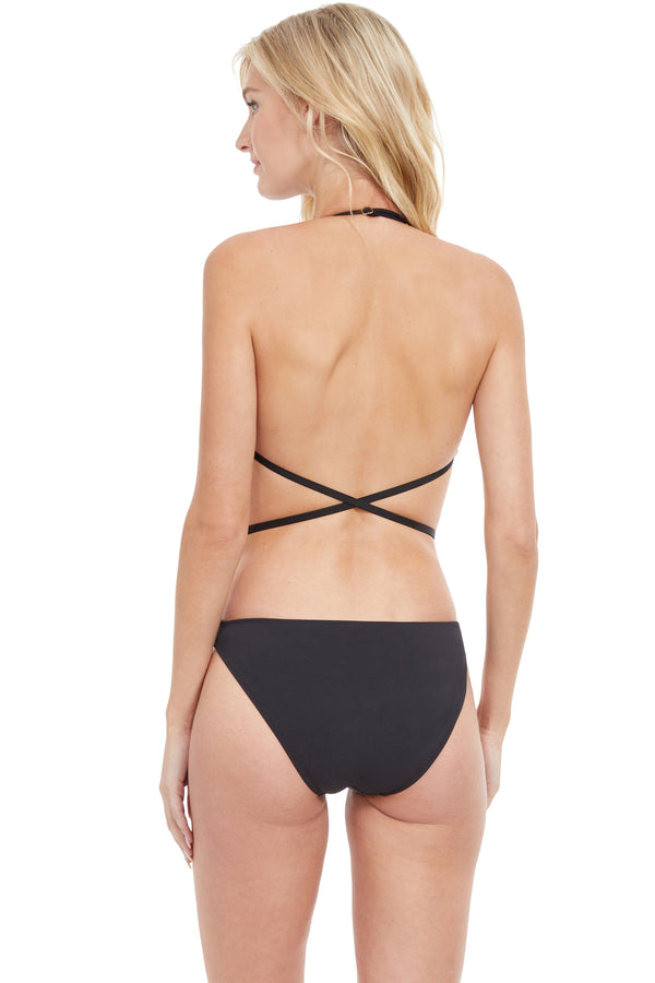 GOTTEX BLACK PEARL CUT OUT ONE PIECE