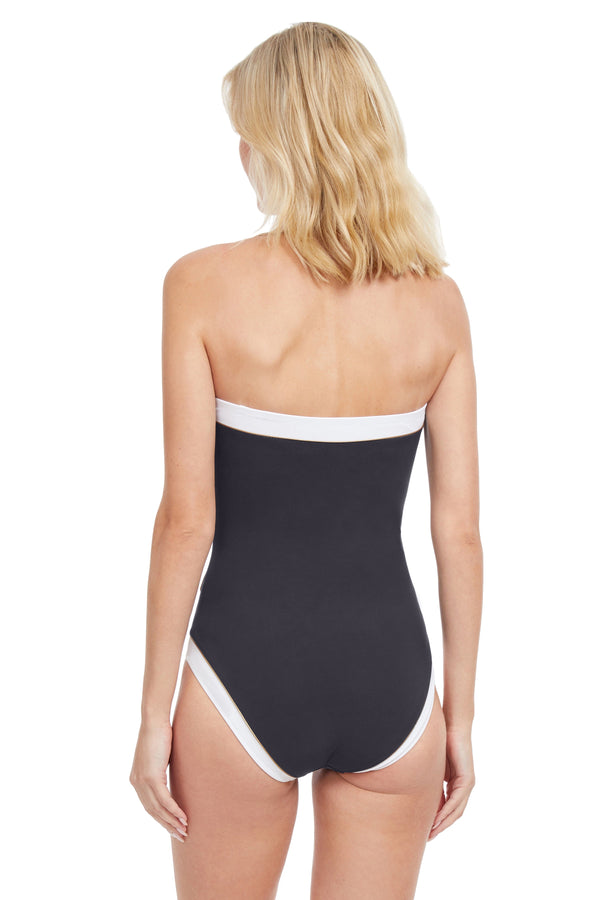 GOTTEX HIGH CLASS BANDEAU ONE PIECE SWIMSUIT
