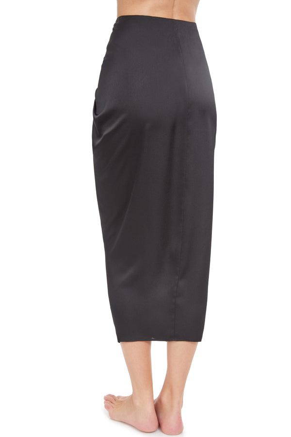 GOTTEX HIGH CLASS TIED SARONG-STYLE COVER UP SKIRT