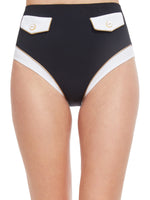 GOTTEX HIGH CLASS POCKETED HIGH WAIST BIKINI BOTTOM