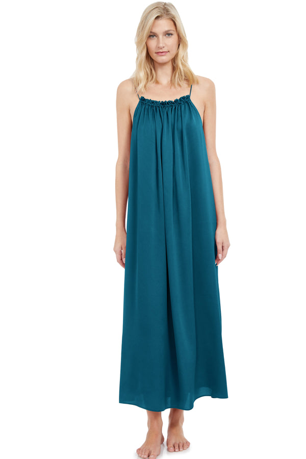 GOTTEX QUEEN OF PARADISE HIGH NECK LONG COVER UP DRESS