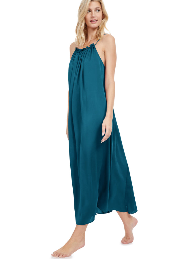 GOTTEX QUEEN OF PARADISE HIGH NECK LONG COVER UP DRESS