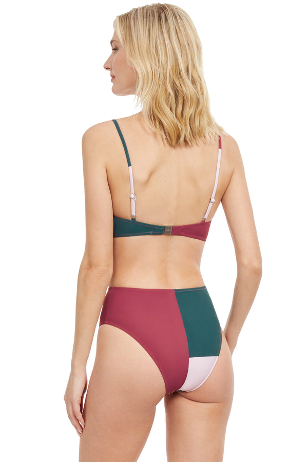 GOTTEX RETRO GROOVE  BIKINI SET WITH HIGH RISE BRIEF