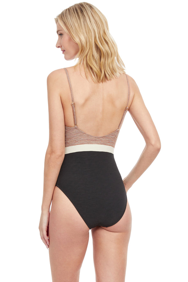GOTTEX SERENITY SQUARE NECK UNDERWIRE ONE PIECE SWIMSUIT