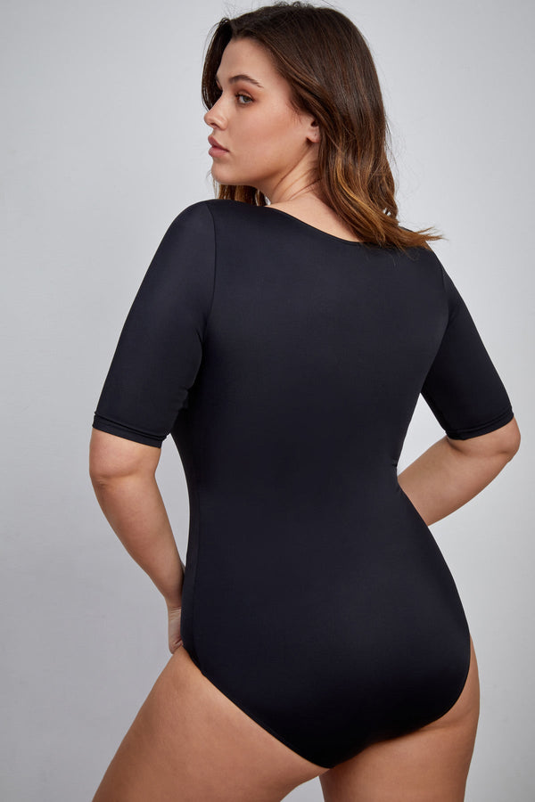 Modest Bathing Suit in Black