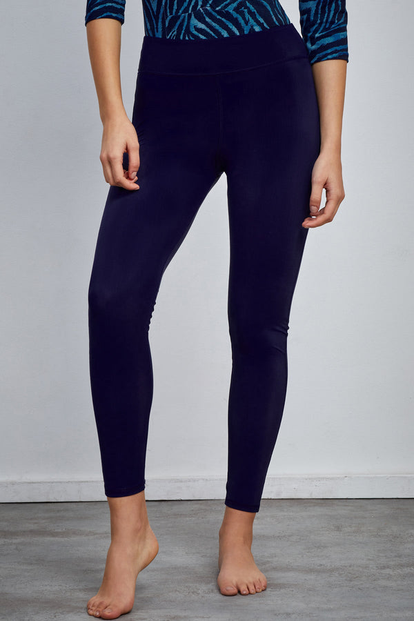 Long Lycra Leggings in Blue