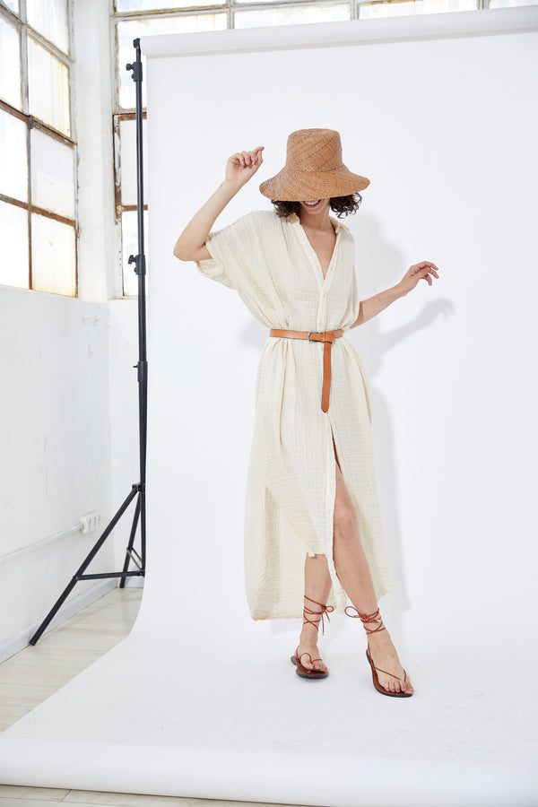 Cream Maxi Dress