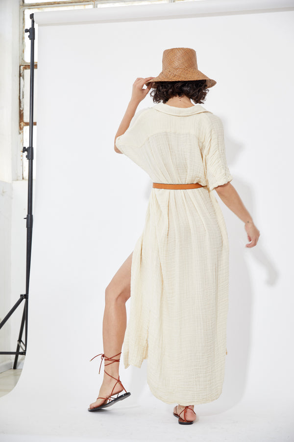 Cream Maxi Dress