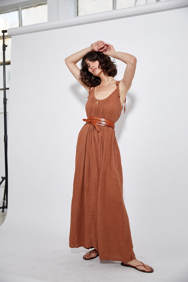 Terracotta Maxi Dress