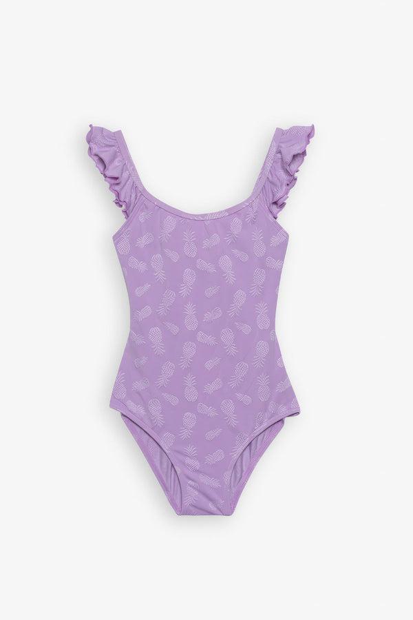 GOTTEX KIDS PINEAPPLE ROUND NECK ONE PIECE SWIMSUIT