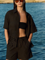 Luma RESORT Cottom Shorts- Black