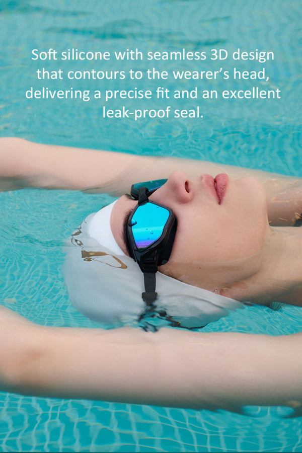 UNISEX SWIM GOGGLES - BLACK