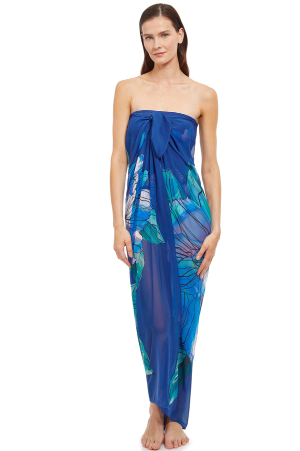 GOTTEX WILD FLOWER FULL LENGTH PAREO
