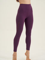 X BY GOTTEX LONG MESH LEGGING IN PURPLE