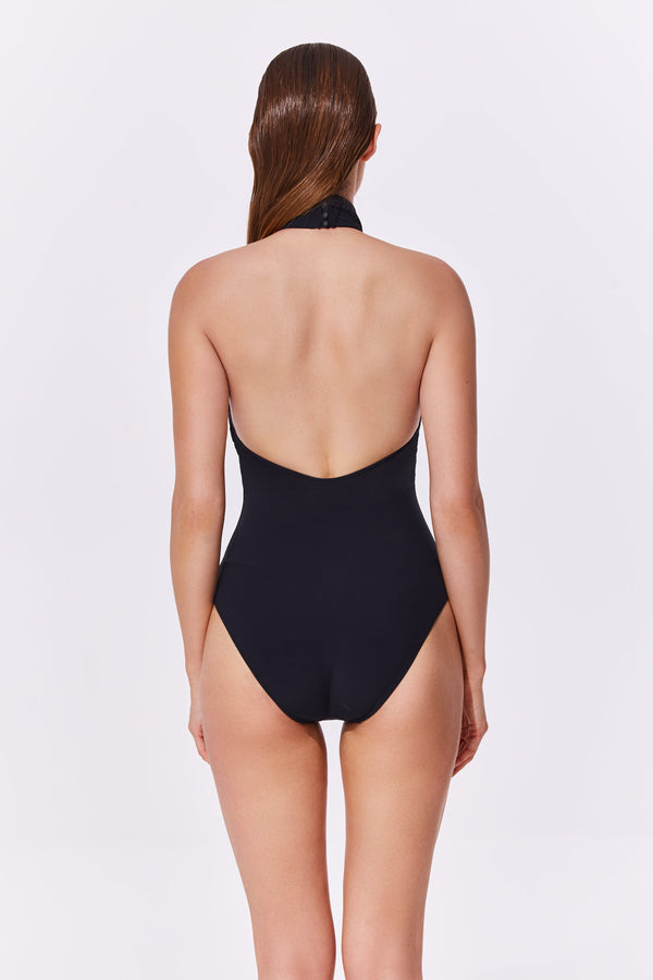 Gottex HOKKAIDO High neck One Piece - Black