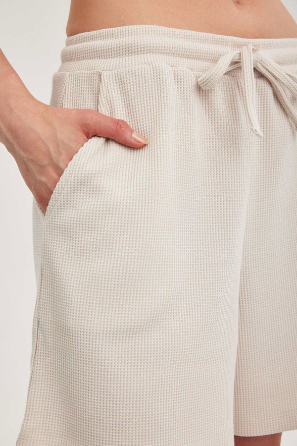 Off-White Waffle Shorts