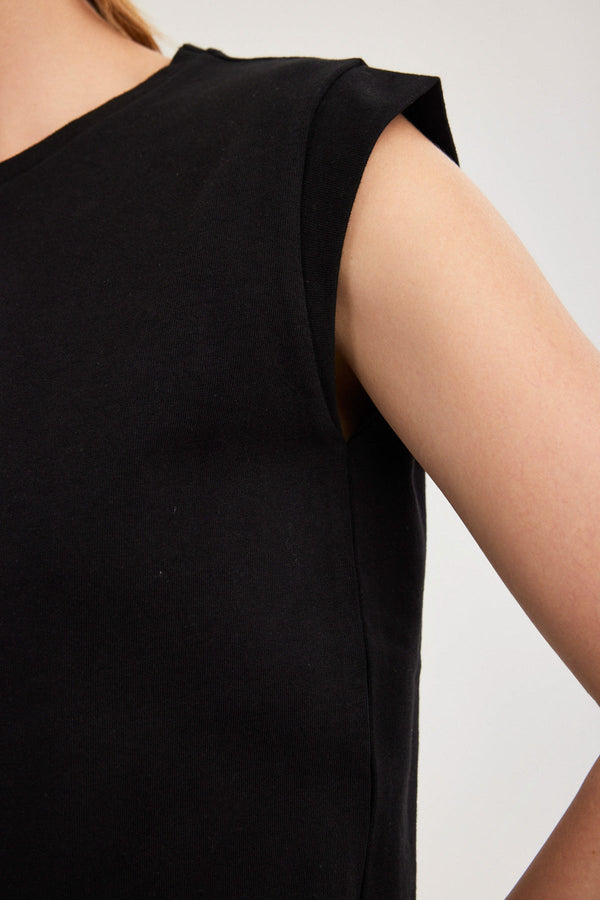 Black Jersey Tank Top