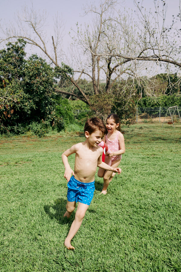 KIDS SWIM SHORTS IN BLUE