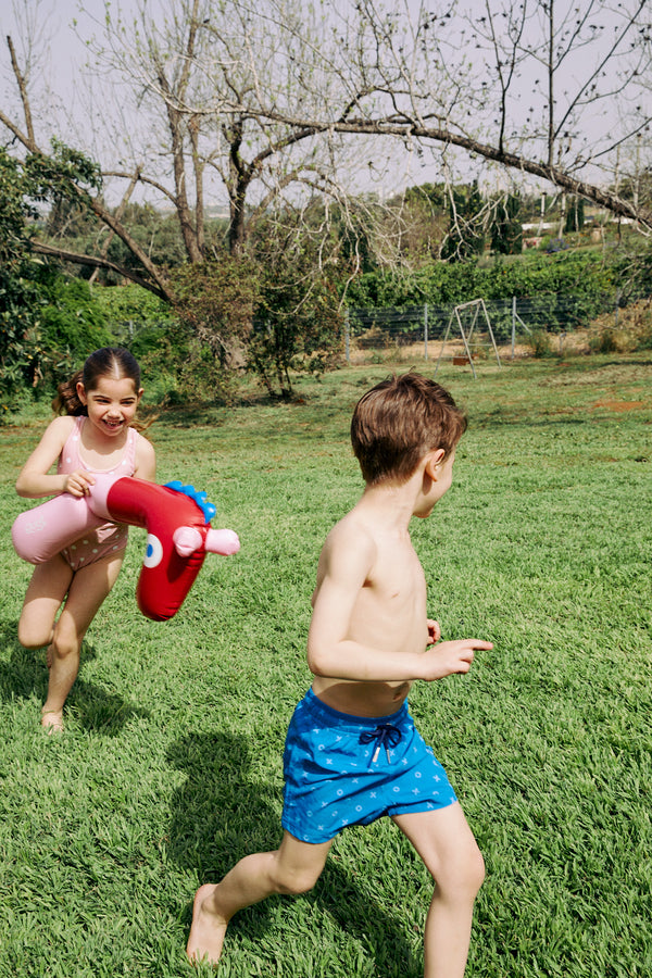 KIDS SWIM SHORTS IN BLUE