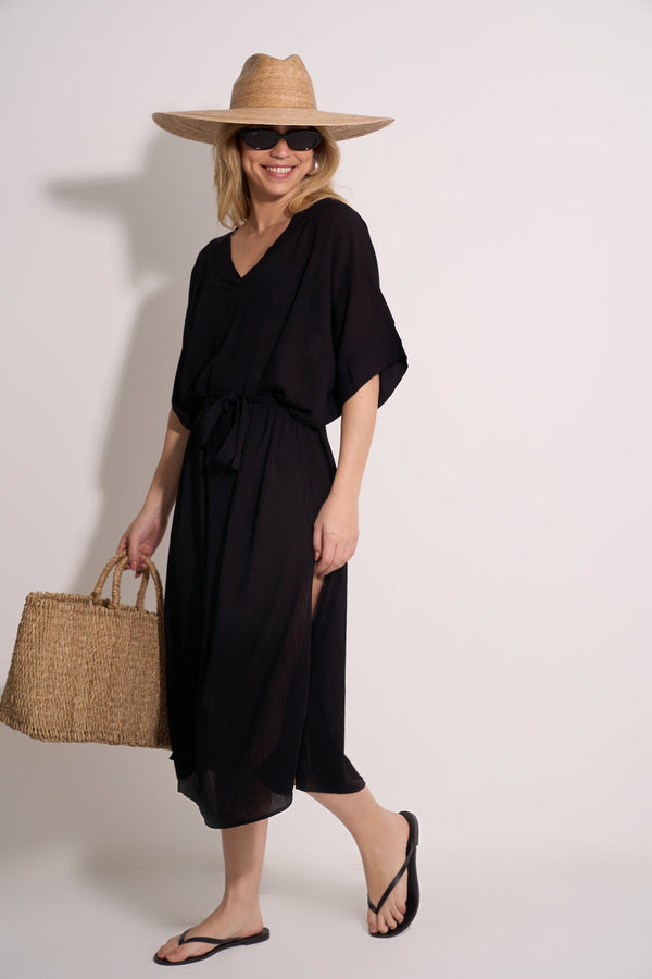 BEACH KFTAN -BLACK