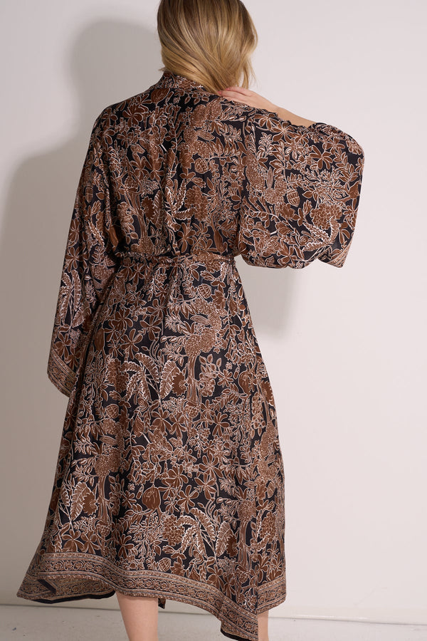 BEACH KIMONO - LEAF