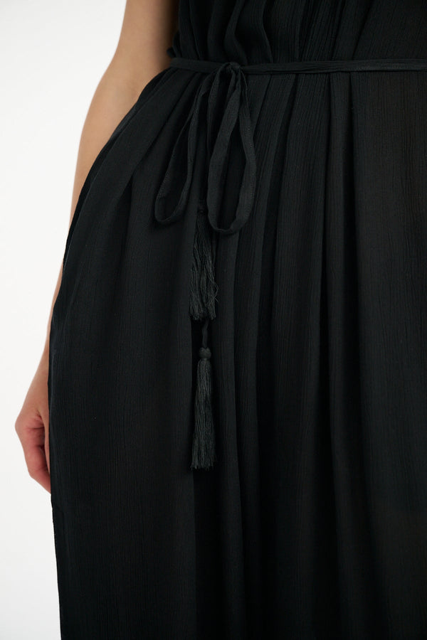 Marrakech Draped jumpsuit Black