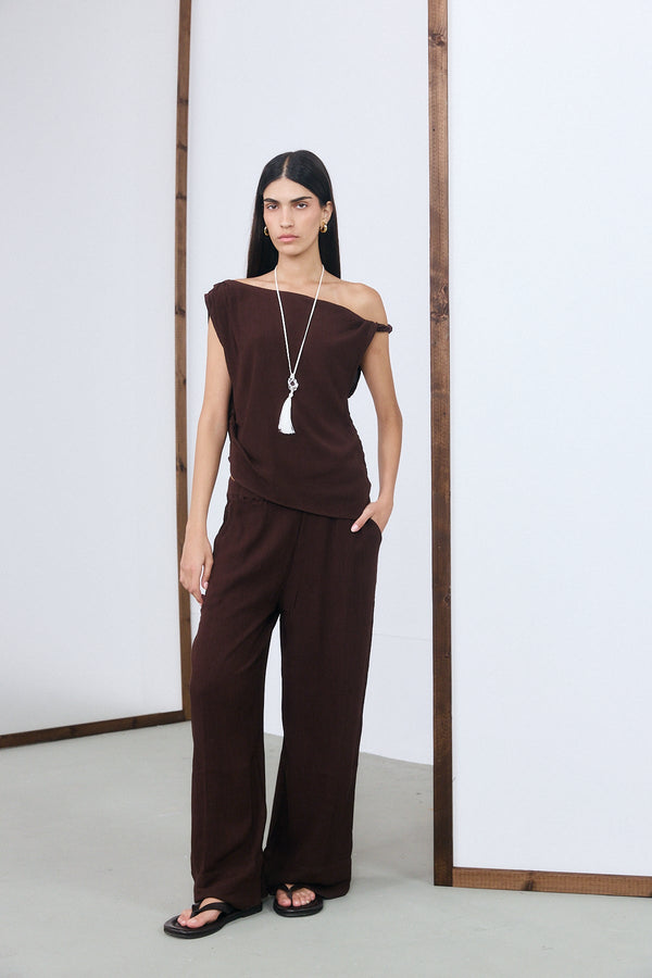 Marrakech Long Pants - Brown