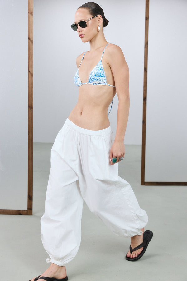 Mykonos Ballon Pants - White