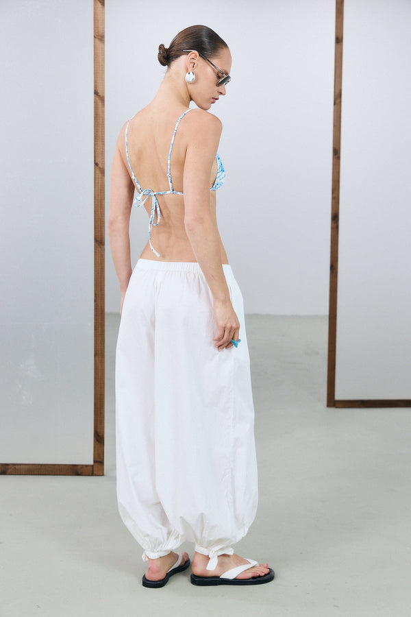 Mykonos Ballon Pants - White
