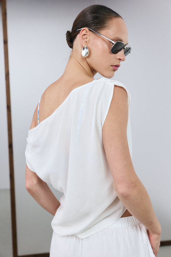 Marrakech Off The Shoulder Top - White