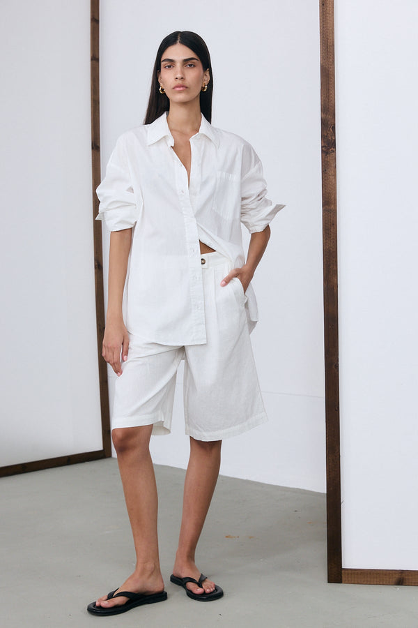 Sorrento Bermuda Shorts - White