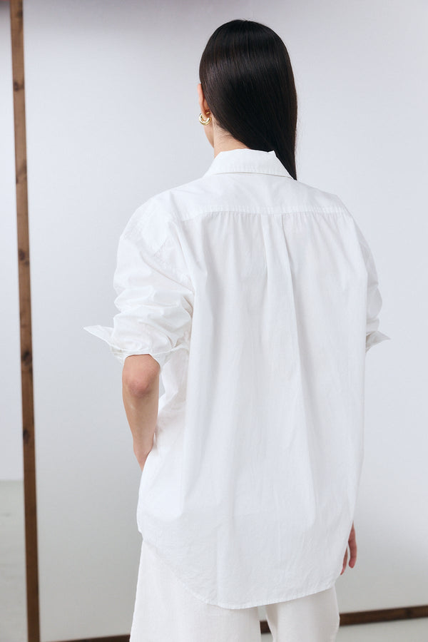 Mykonos Oversize Shirt - White