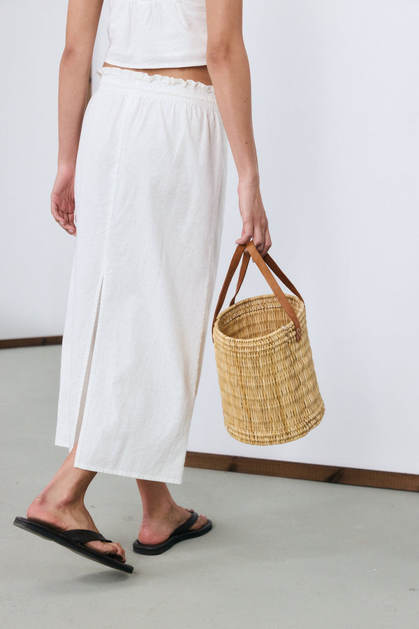 Sorrento Midi Skirt - White