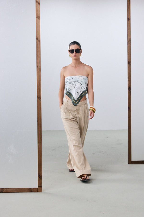 Sorrento Beige Trousers