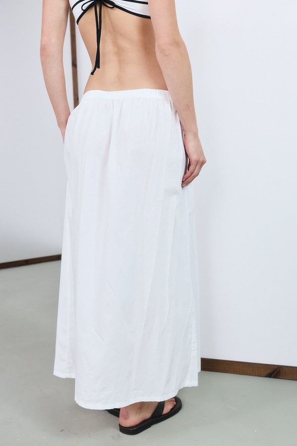 Mykonos Maxi Skirt - White