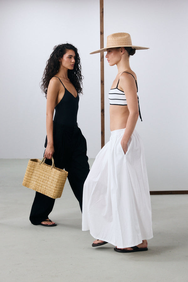 Mykonos Maxi Skirt - White