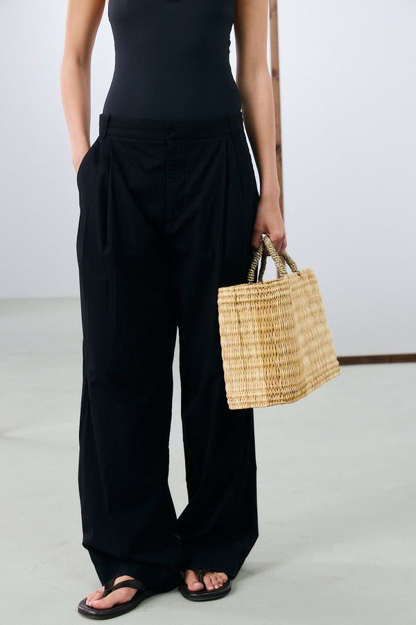 Mykonos Wide Leg Pants - Black