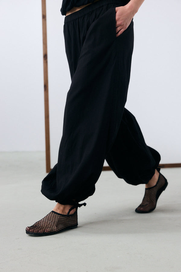 Mykonos Ballon Pants - Black
