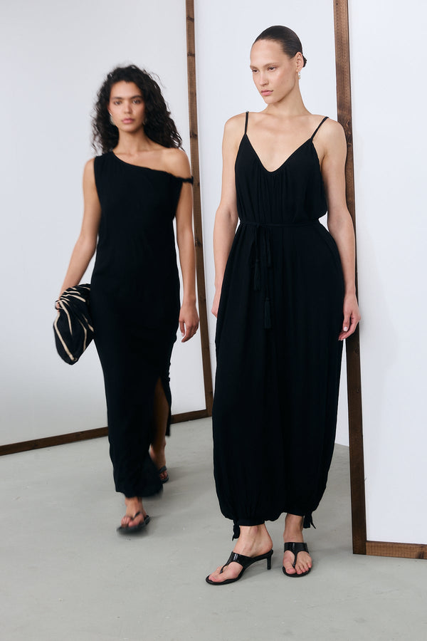 Marrakech Draped jumpsuit Black