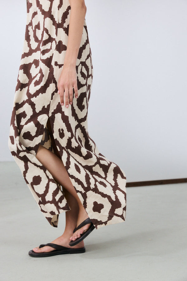 Desert Maxi Dress - Brown