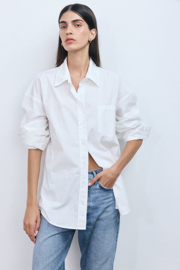 Mykonos Oversize Shirt - White