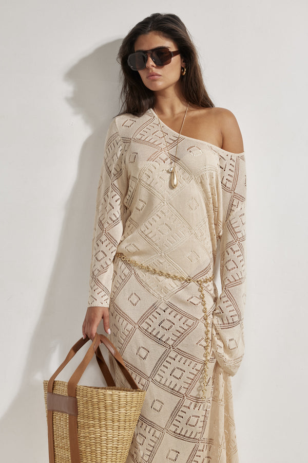 Belinda Maxi Dress Cover-Up-Sand