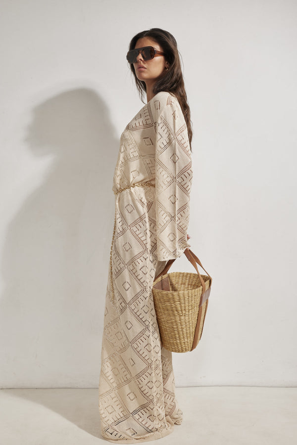 Belinda Maxi Dress Cover-Up-Sand