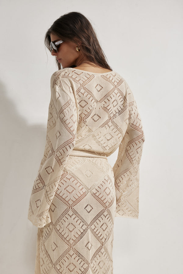 Belinda Maxi Dress Cover-Up-Sand