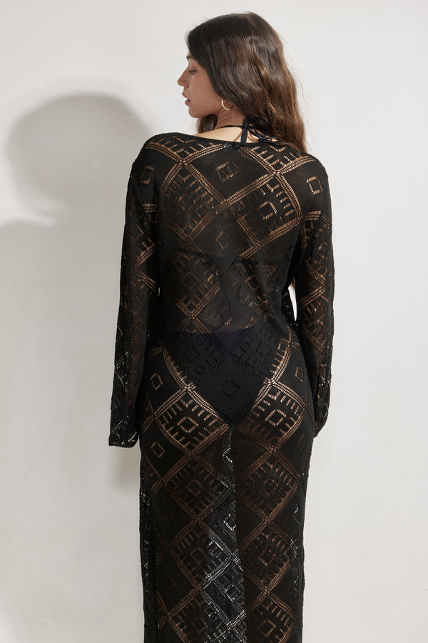 Belinda Maxi Dress Cover-Up-Black
