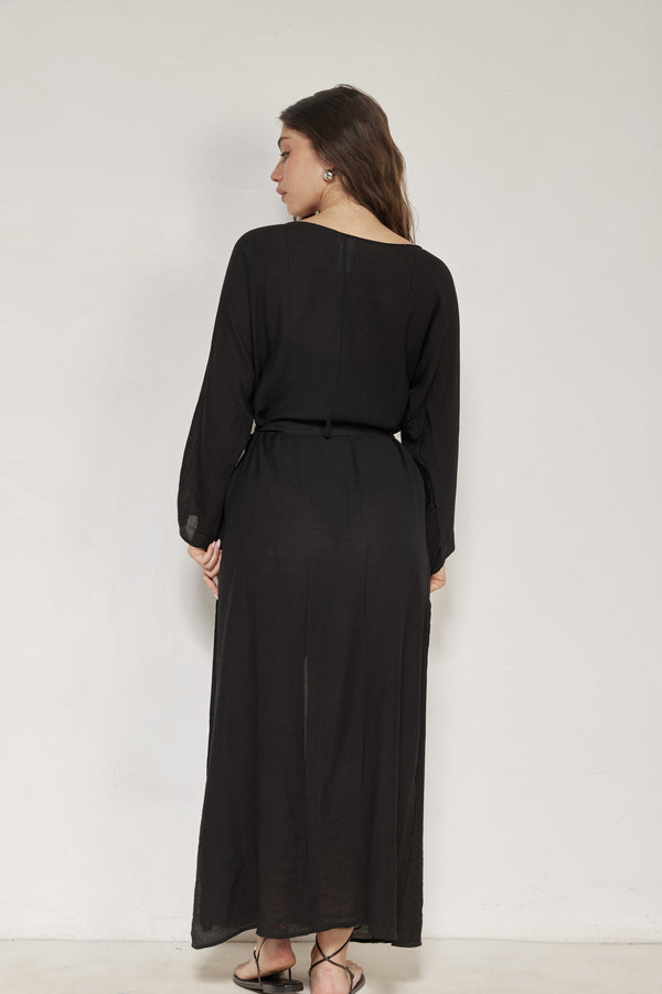 Dreamer Robe Cover-Up- Black